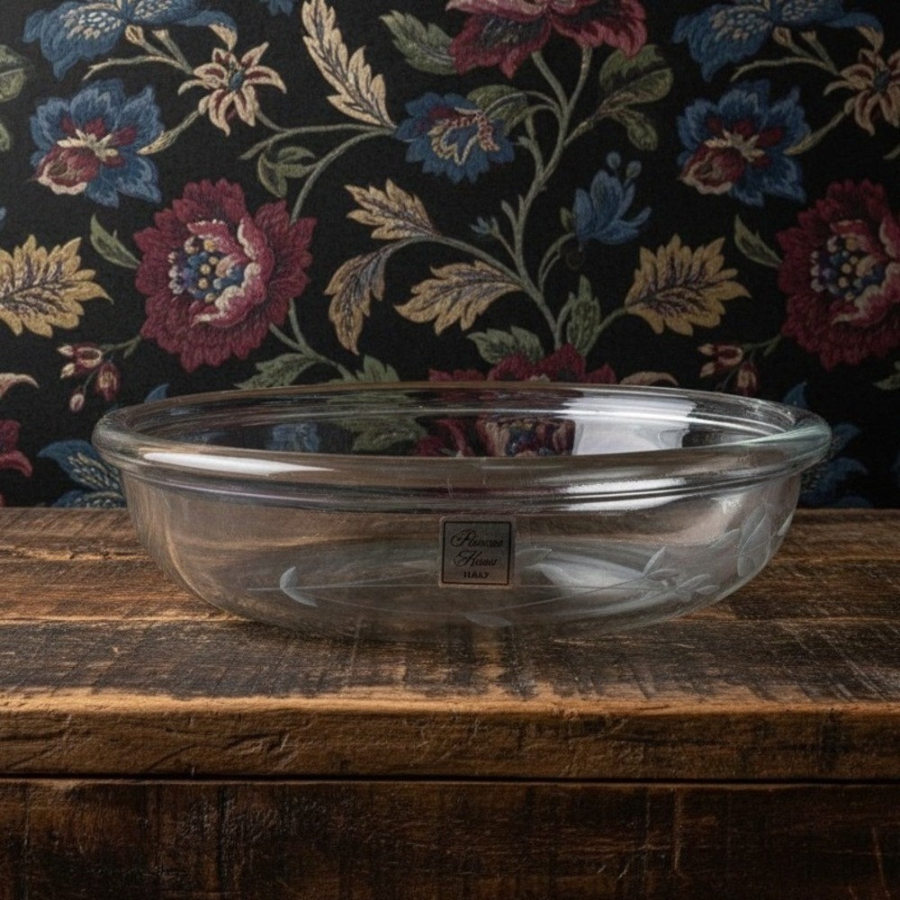 Vintage Princess House Heritage Round Deep Dish Pie Baker